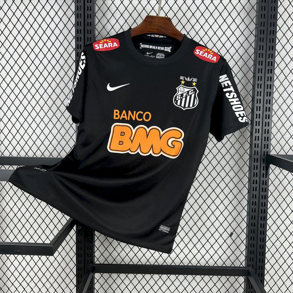 Maillot Santos Noir Retro 2011 2012