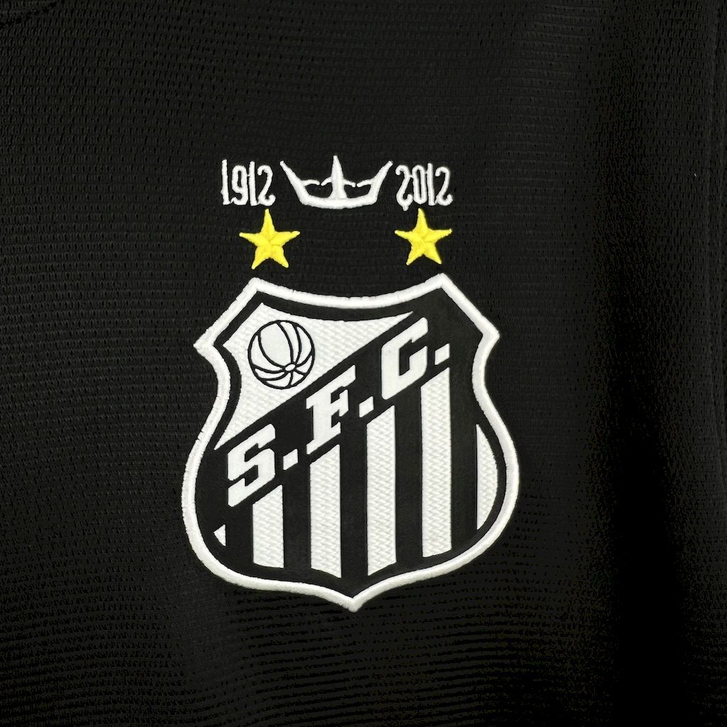 Maillot Santos Noir Retro 2011 2012