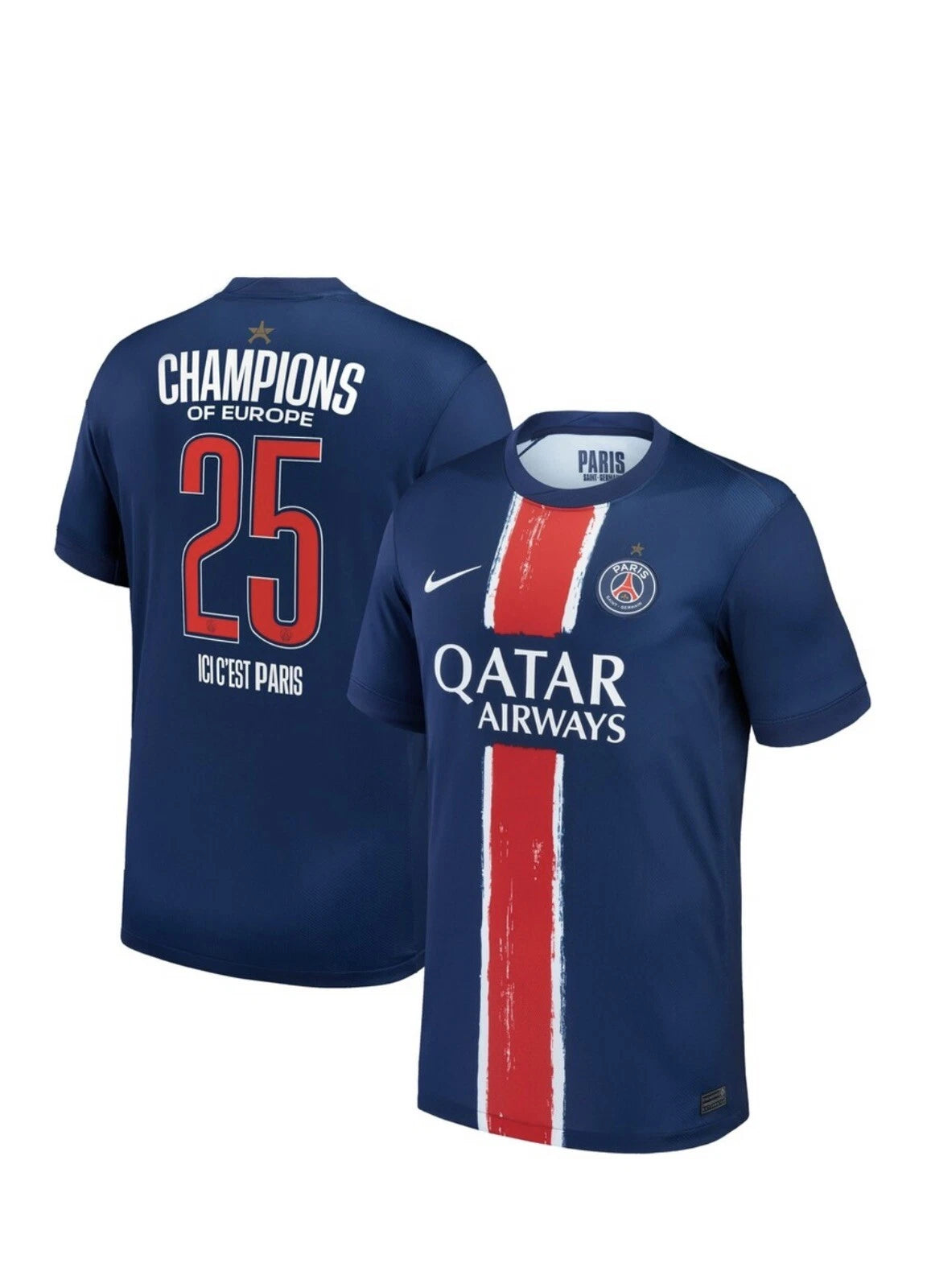Maillot PSG CHAMPION D'EUROPE 2025